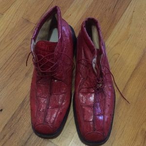 Three quarter alligator skin Belvedere boots